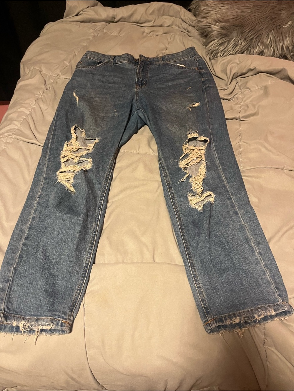 wild fable Distressed Blue Denim Jeans